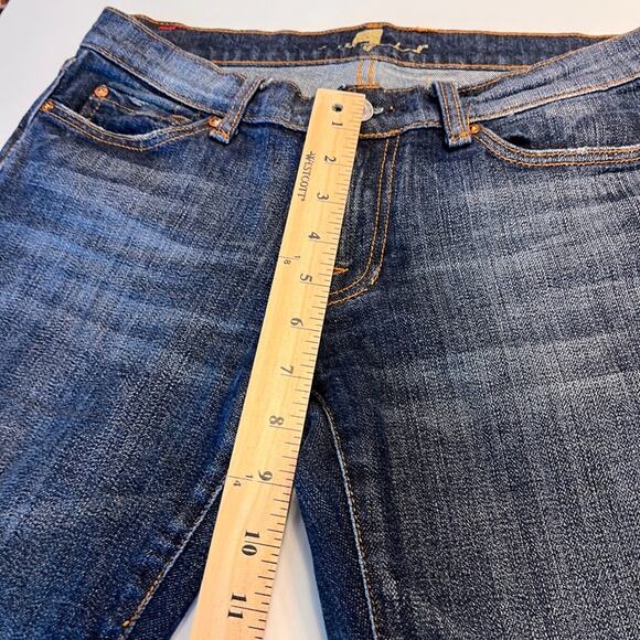7 for all Mankind Women’s Bootcut Jeans Size 28 Dark Wash - Picture 9 of 10
